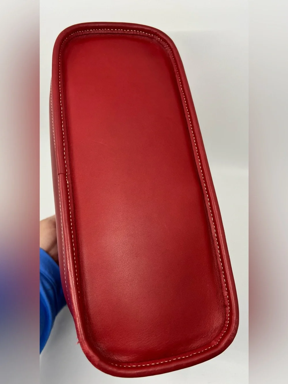 Vintage Coach 9303 Bleecker Satchel Red Glove Tanned Leather USA